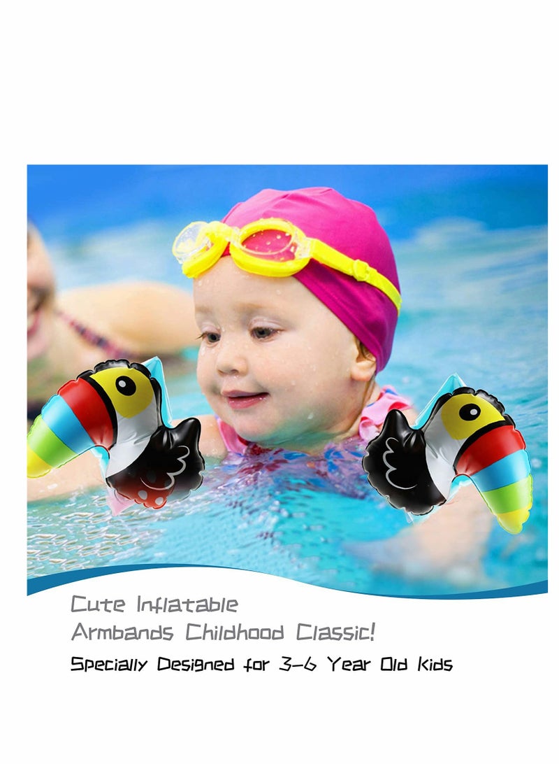 KASTWAVE Kids Inflatable Swim Arm Bands, 1 Pair Swimming Armbands Floating Sleeves for Kid, Pool Floatie Floater Rings Tube Armlets (Aged 3-6) - Image 3