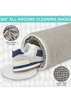 SYOSI Shoe Washing Machine Bag,2 Pairs Adjustable Shoe Trees,Inside 10000+ Fluffy Fibers Keep 360° Cleaning,Upgrade Durable Zipper,Reusable Shoe Laundry Bag for any Machine Washable Shoes  - Image 5