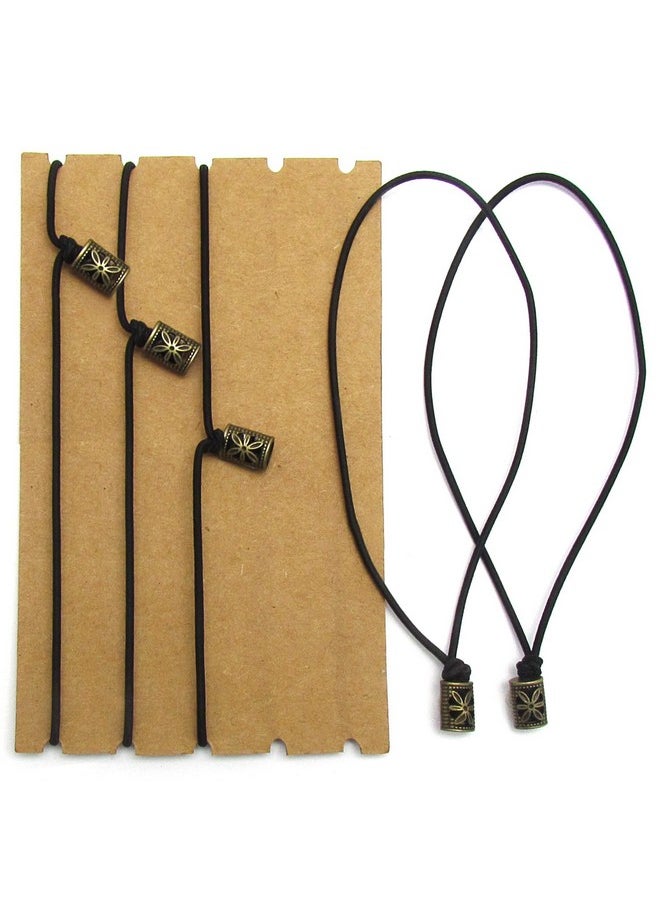 Sovereign-Gear Traveller's Notebook Elastic Bands - Leather Journal Refill Connection Band Straps Replacements - 5 Pack of Jump Bands with Toggles for Leather Journals and Standard TN Travellers Notebooks  - Image 1