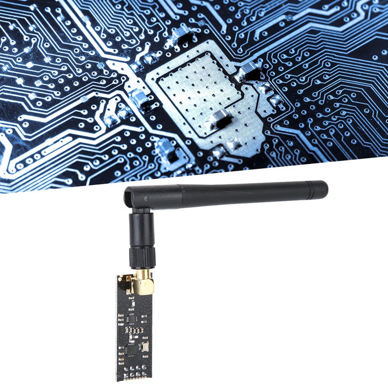 2.4G NRF24L01+PA+LNA 1100m Wireless Transceiver Communication Module with SMA Antenna - Image 1