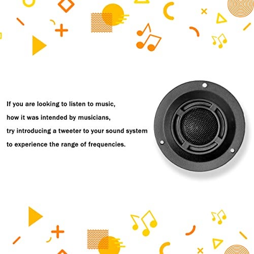 Electronicspices Electronic Spices Dome Tweeter Speaker 3.25 Inch 4ω (Ohm) 80w Max Power Home Audio Speaker - Image 3