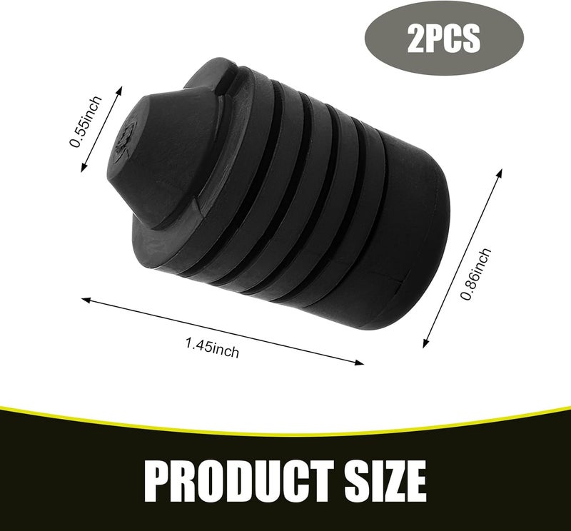 yorpyep Car Hood Buffer Block, Shock-absorbing and Noise-reducing Rubber Limit Support Pad, 90541-15019 Hood Stop Pad Accessories, Compatible with Camry Prado Cruiser FJ Corolla (Black) - Image 2