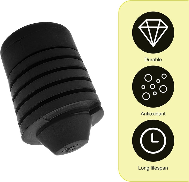 yorpyep Car Hood Buffer Block, Shock-absorbing and Noise-reducing Rubber Limit Support Pad, 90541-15019 Hood Stop Pad Accessories, Compatible with Camry Prado Cruiser FJ Corolla (Black) - Image 4