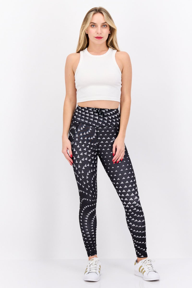 Adidas Women Sportswear Fit Training Leggings, Black  - Image 4
