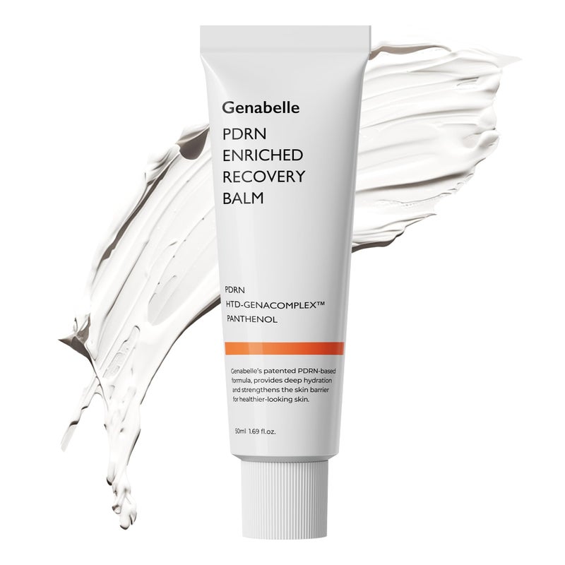 Genabelle PDRN Enriched Recovery Balm â€“ 5,000 ppm PDRN & 10,000 ppm Panthenol Soothing Repair Cream for Sensitive Skin, Hydration & Barrier Strengthening, 50 ml (1.69 fl oz) - Image 1