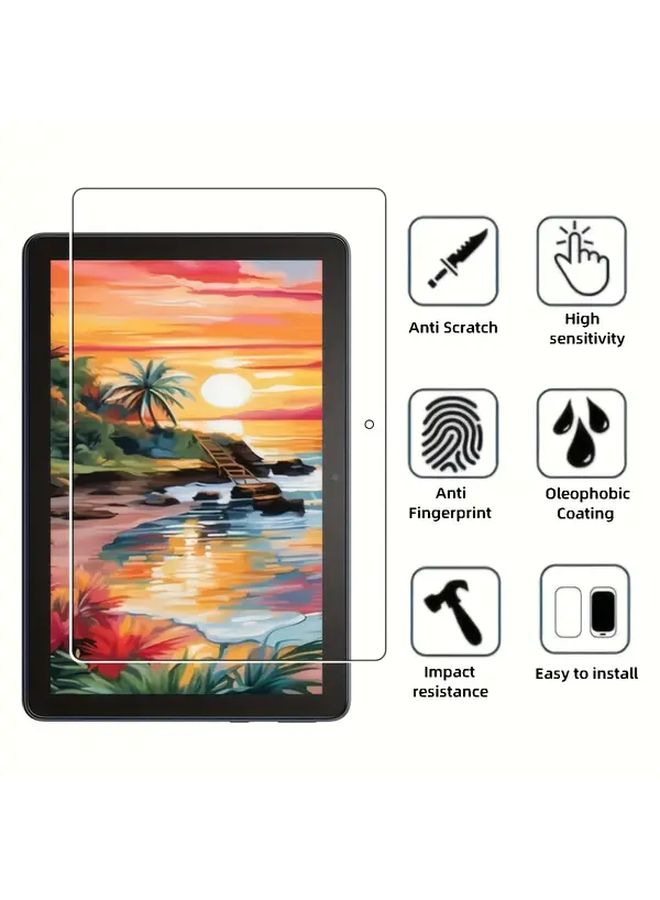 Premium Anti Fingerprint Tempered Glass Screen Protector Fire HD 8 2016 2017 2018 2 Pack - Image 4