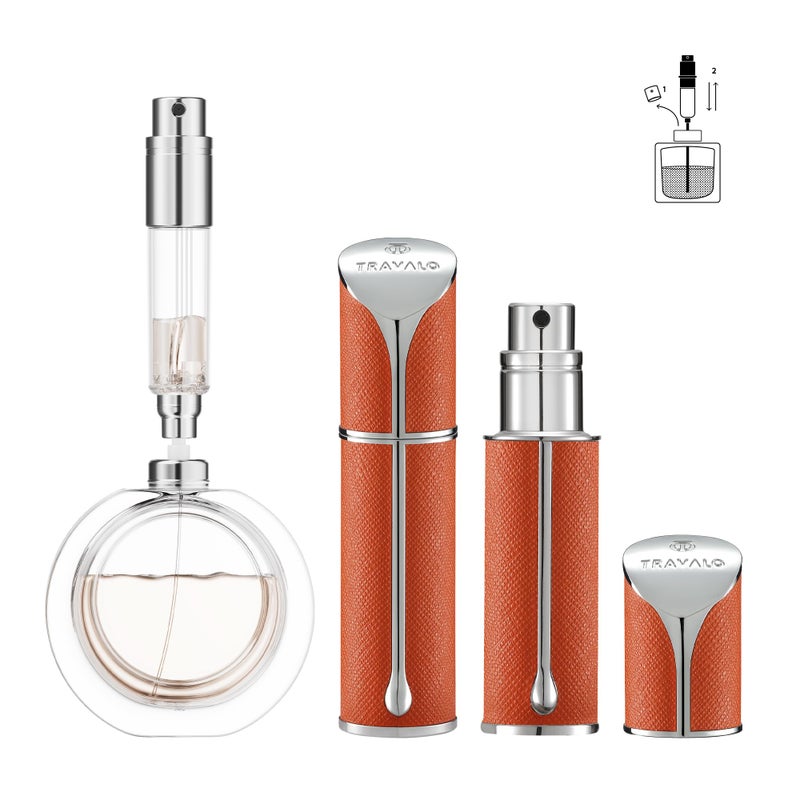 Travalo AQUA Perfume Travel Refillable Bottle, Bottom Filling Fragrances Perfume Atomizer, Mini Cologne Dispenser, Single Piece, Portable Sprayer for Women Men, Gift - Image 1