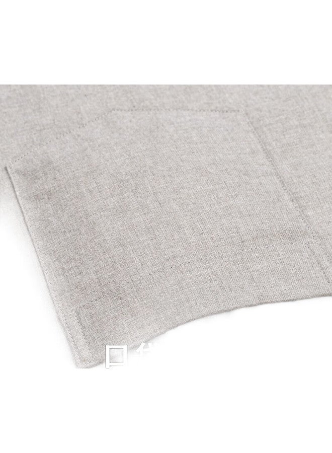 FIRS Cotton Brushed Long Sleeve Shirt For Men, New Casual Business Style, All Cotton, Light Khaki, Size 42 - Image 2