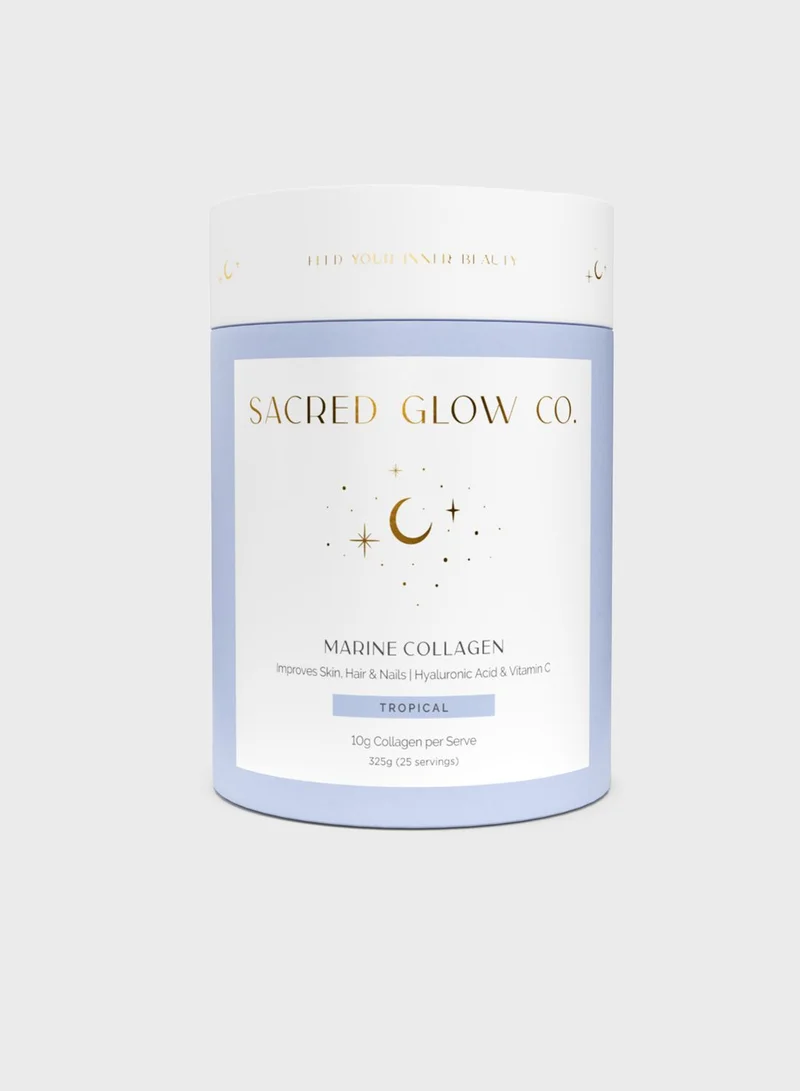 SACRED GLOW CO. Marine Collagen - Natural Tropical Flavour (25 Servings)
