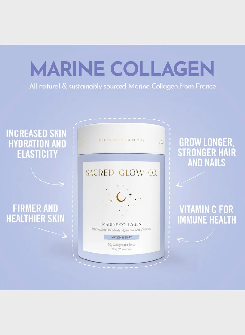 SACRED GLOW CO. Marine Collagen - Natural Tropical Flavour (25 Servings)