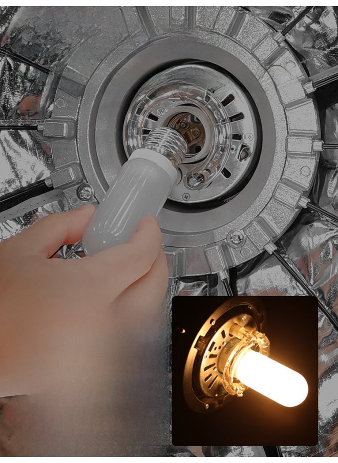 Generic - 150W Modeling Bulb E27 Threaded Photography Flash SK400WII DP600W For Shenniu Jinbei-Color:150W Modeling Bulb [8]] - Image 1