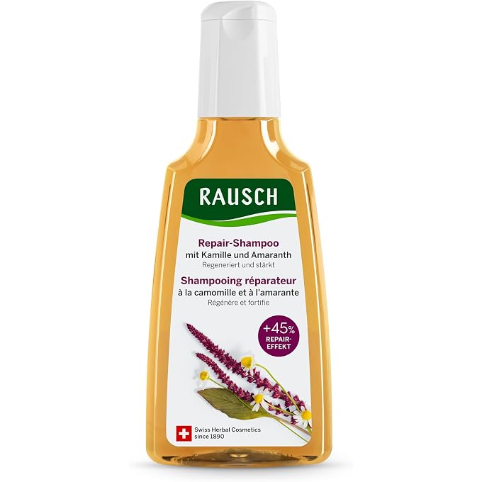 RAUSCH Repair Shampoo with Chamomile & Amaranth 200 ml for Damaged Hair - Image 1
