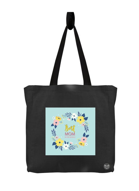 Canvas bag printed with the design of the best mother in the world