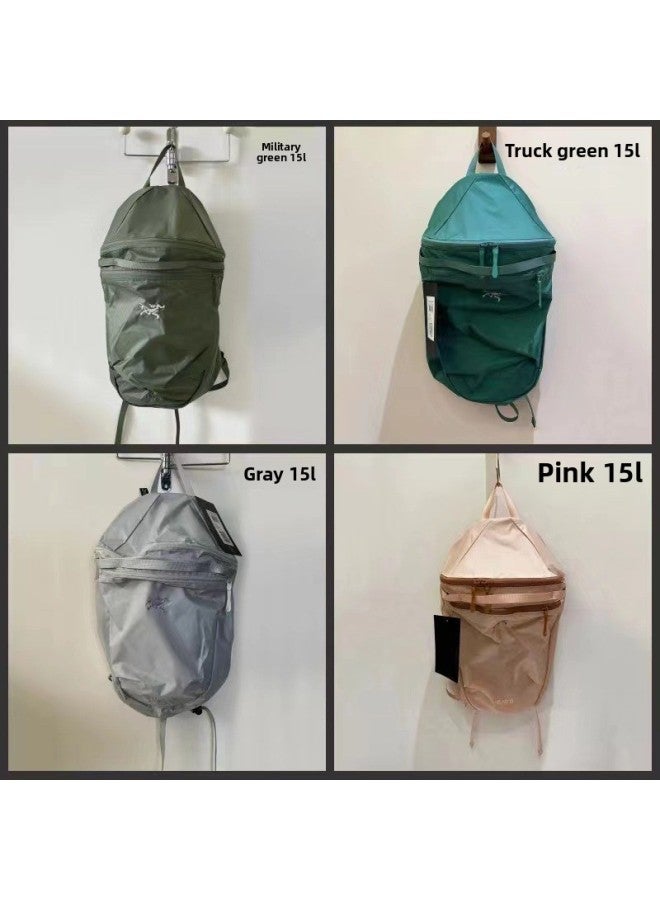 Bird 15L Backpack Outdoor Hiking Mountaineering Bag Waterproof Men's And Women's Sports Backpack Waterproof Unisex-Color:Grey-Capacity:15L - Image 2
