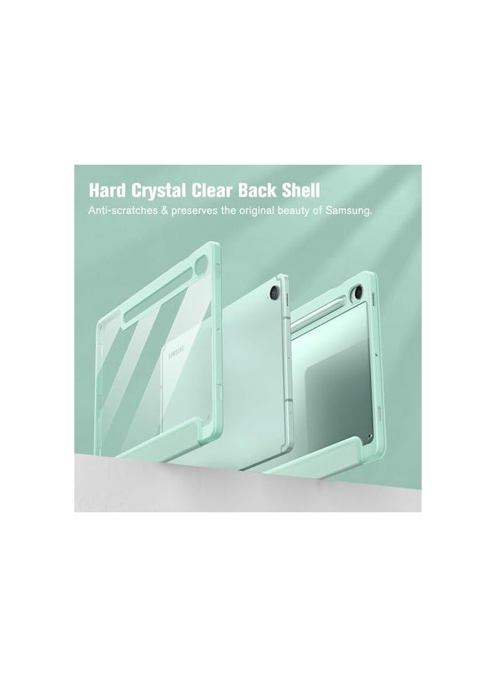 Compatible with Case for Samsung Galaxy Tab A9 Plus Tablet 11 Inch 2023, Ultra Transparent Back Slim Cover with Auto-Wake for Samsung Galaxy Tab A9+ Tablet 2023 (Mint Green)  - Image 3