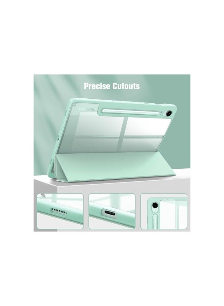Compatible with Case for Samsung Galaxy Tab A9 Plus Tablet 11 Inch 2023, Ultra Transparent Back Slim Cover with Auto-Wake for Samsung Galaxy Tab A9+ Tablet 2023 (Mint Green)  - Image 4