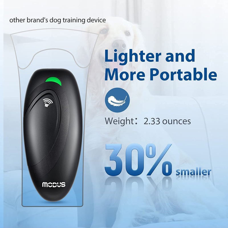 MODUS Dog Barking Control Devices 3 Modes Ultrasonic Dog Training and Anti-Barking Device Rechargeable Dog Barking Deterrent Devices,Alternative to Anti bark Collar,Barking Silencer Indoor and Outdoor - Image 4