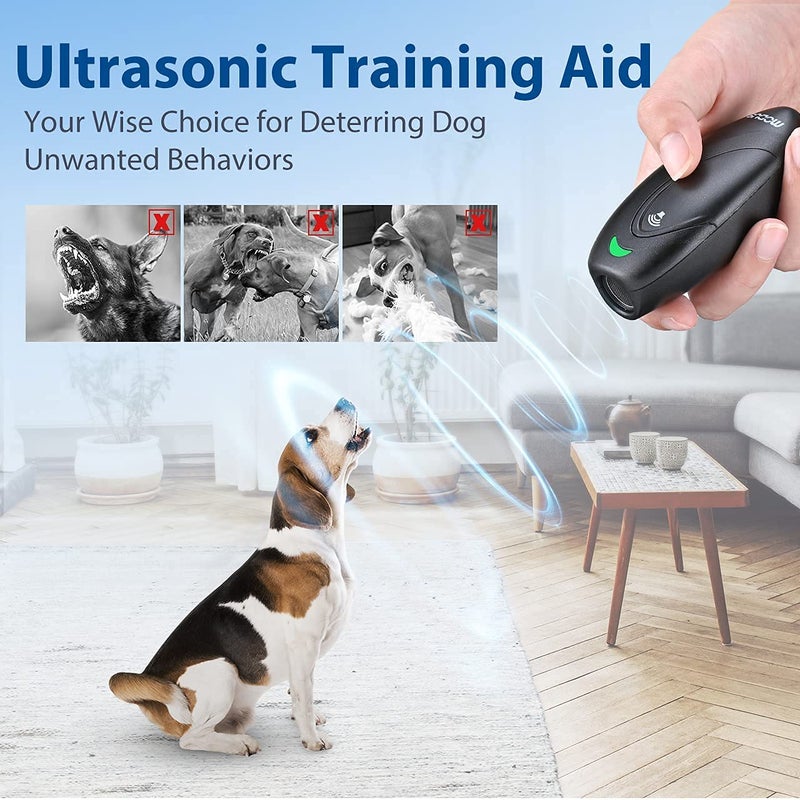 MODUS Dog Barking Control Devices 3 Modes Ultrasonic Dog Training and Anti-Barking Device Rechargeable Dog Barking Deterrent Devices,Alternative to Anti bark Collar,Barking Silencer Indoor and Outdoor - Image 1