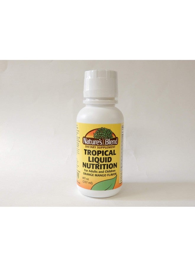 نايتشرز بليند تركيبة الفيتامينات المتعددة من Nature's Blend Tropical Liquid Nutrition سعة 8 أونصة سائلة