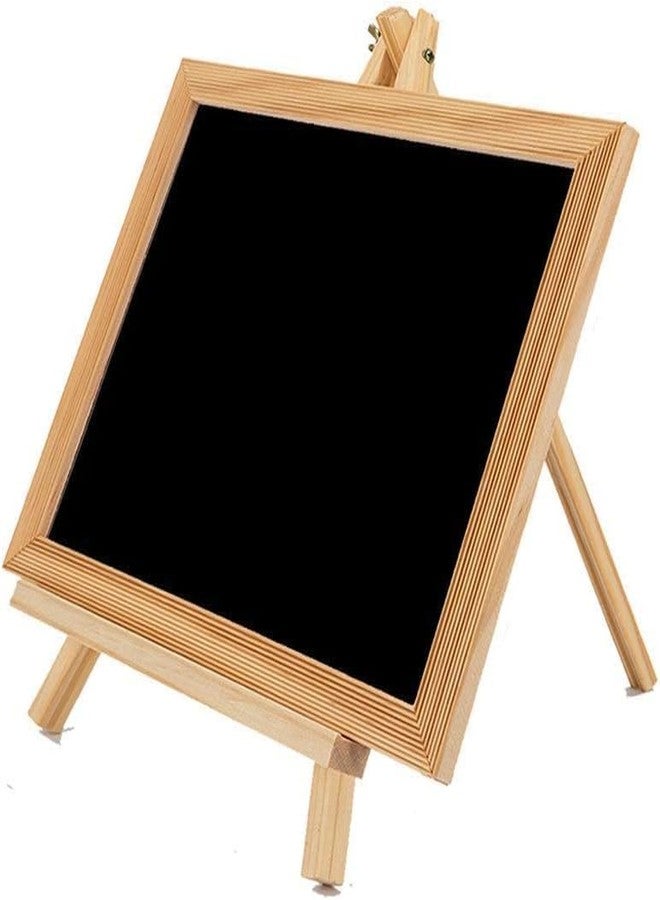 Brille Bee® Wooden Easel Chalk Board, Tabletop Art Display Easel Black Board for Kids Learning, Restaurant Menu, Message Board, Grafting Welcome Sign Wedding Décor Board Table - Image 2