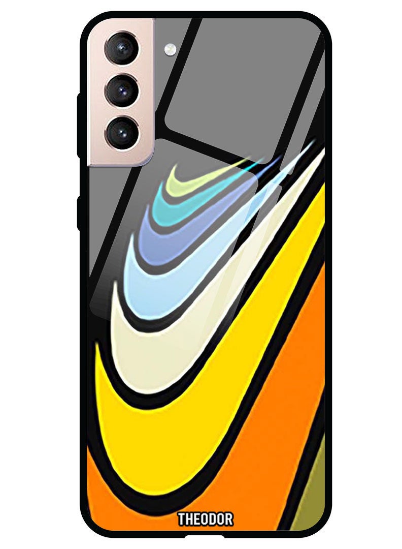 Theodor Protective Tempered Glass Case Cover Samsung Galaxy S21  Nike - Image 1