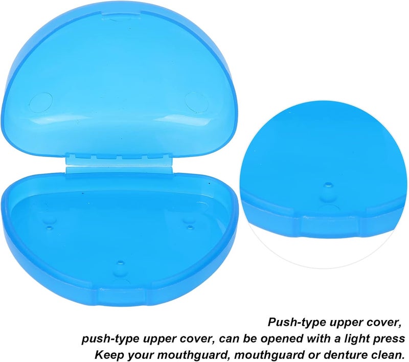 klarako 4pcs Mouthguard Box,Portable Denture Storage Box Container Small Dental Correction Holder for Travel - Image 3