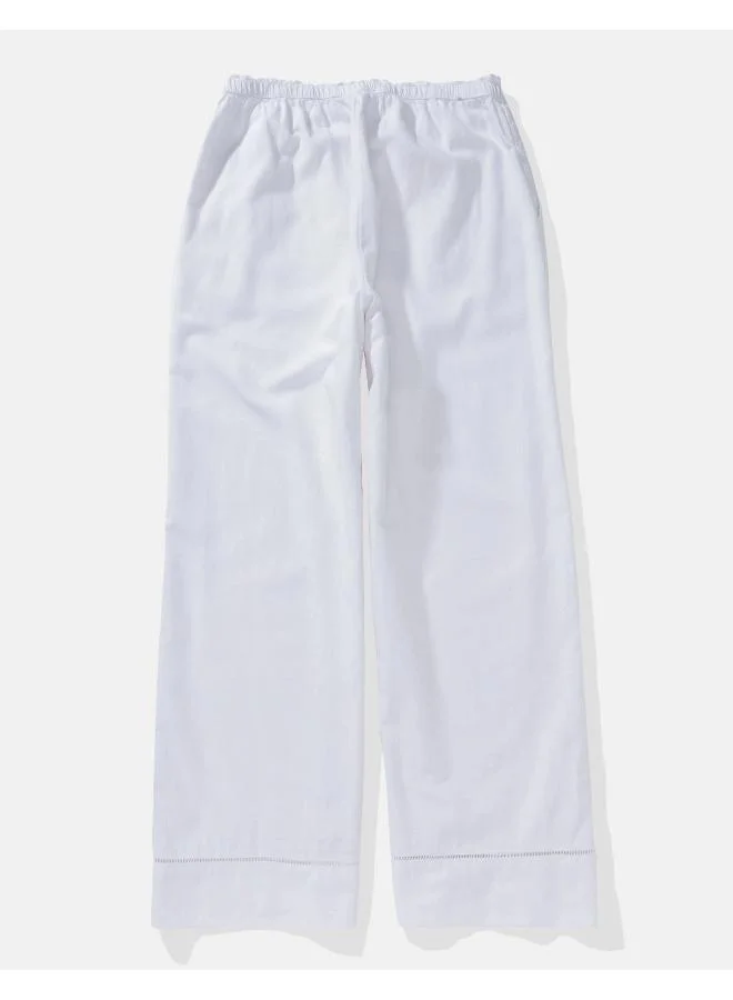 American Eagle AE High-Waisted Linen-Blend Pull-On Pant
