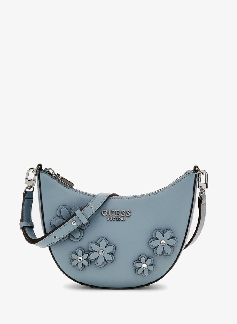 GUESS Zaria Mini Top Zip Shoulder Bag - Image 1