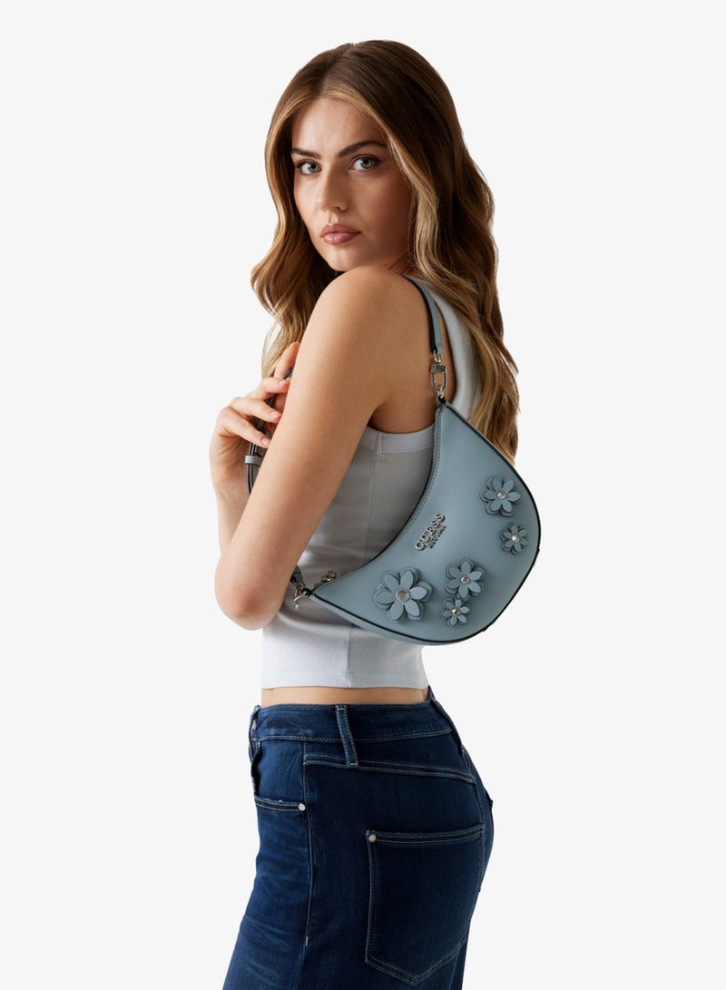 GUESS Zaria Mini Top Zip Shoulder Bag - Image 2