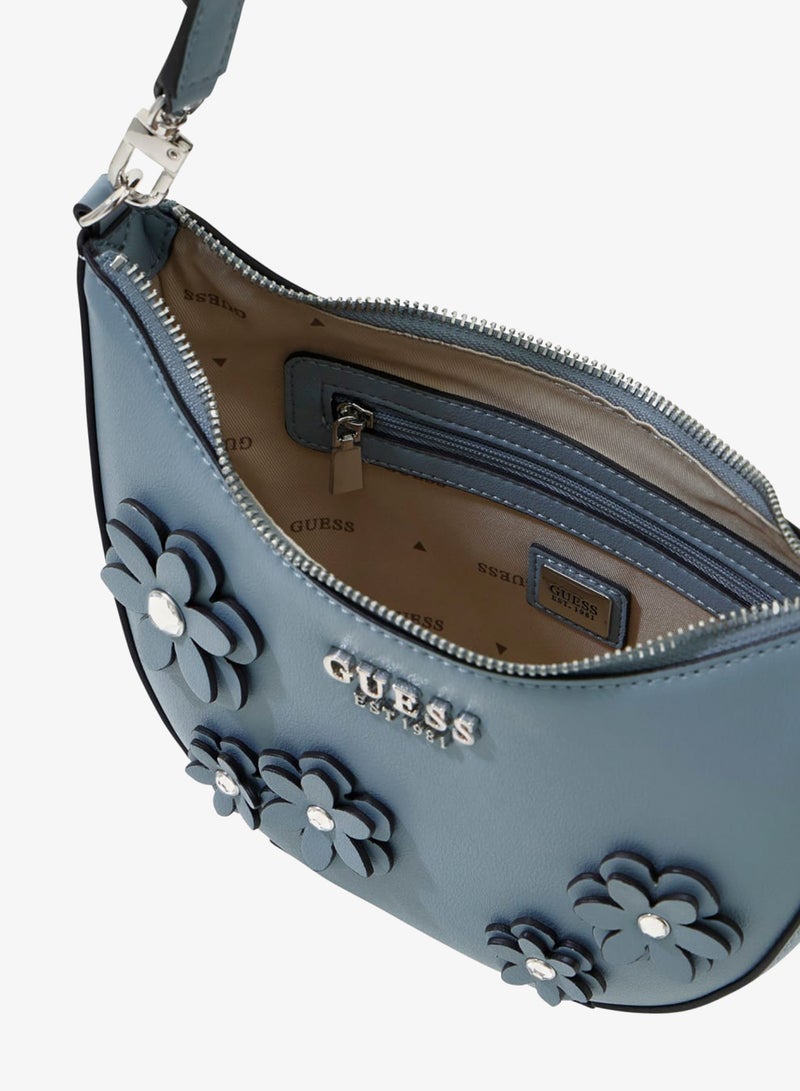 GUESS Zaria Mini Top Zip Shoulder Bag - Image 4