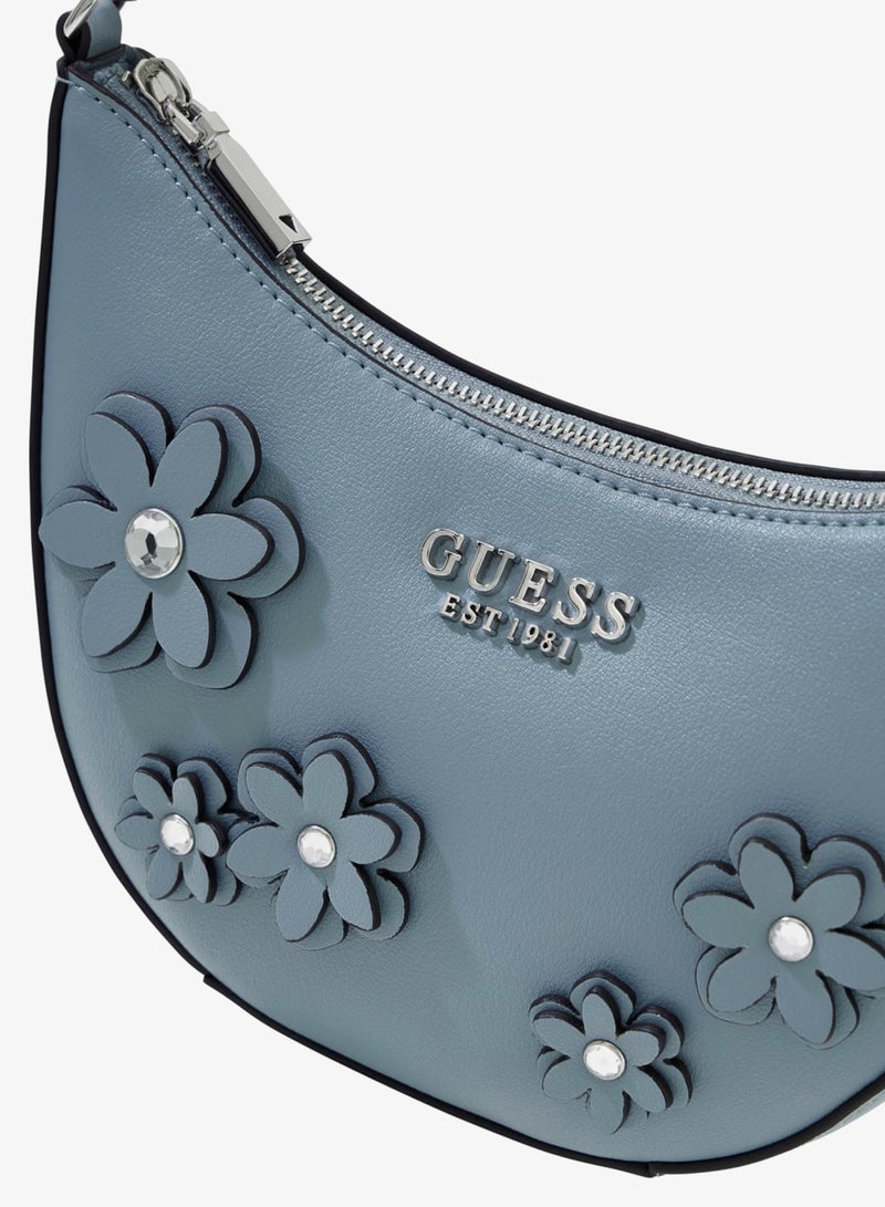 GUESS Zaria Mini Top Zip Shoulder Bag - Image 5