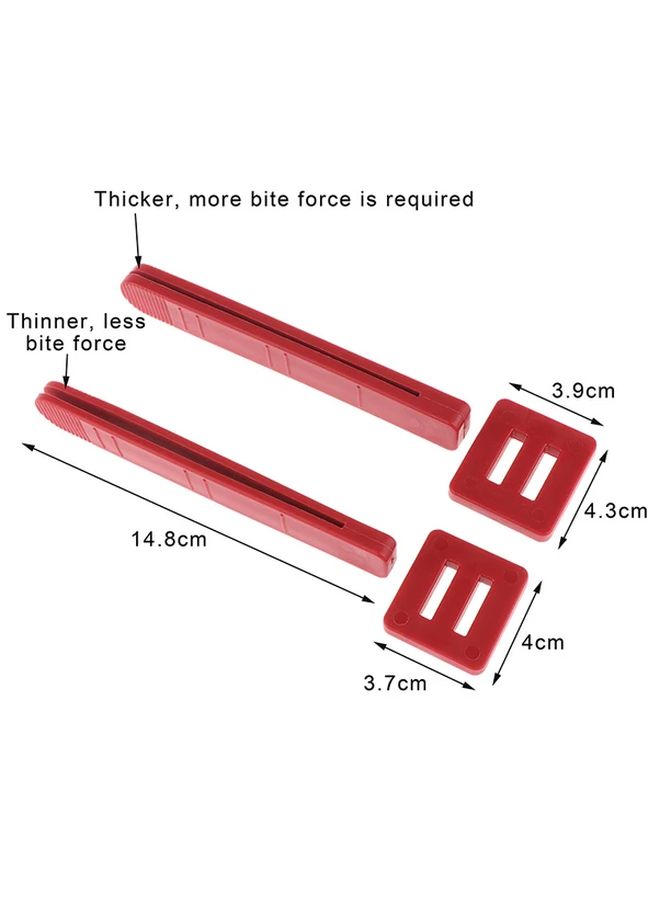 Red Jaw Trainer Model A1 لأداة علاج النطق وتمارين المهارات الحركية الفموية - Image 3