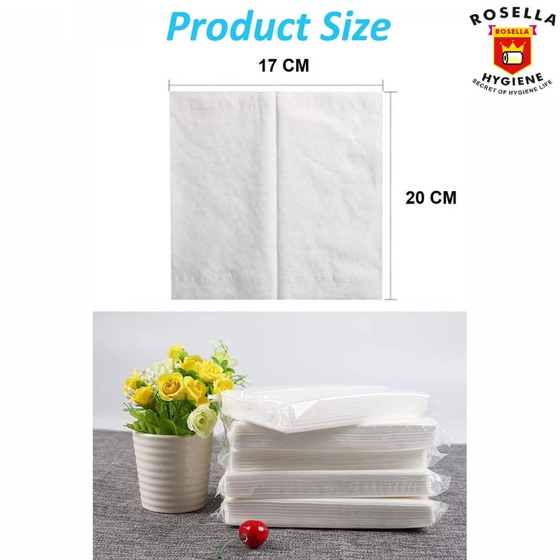 Rosella Facial Tissue Box Refill | Car Box Refill | 2 Ply 800 Pieces | Pack of 4 X 400 | Suitable for All Skin Types |100 Pulls in Each Packet - Image 2