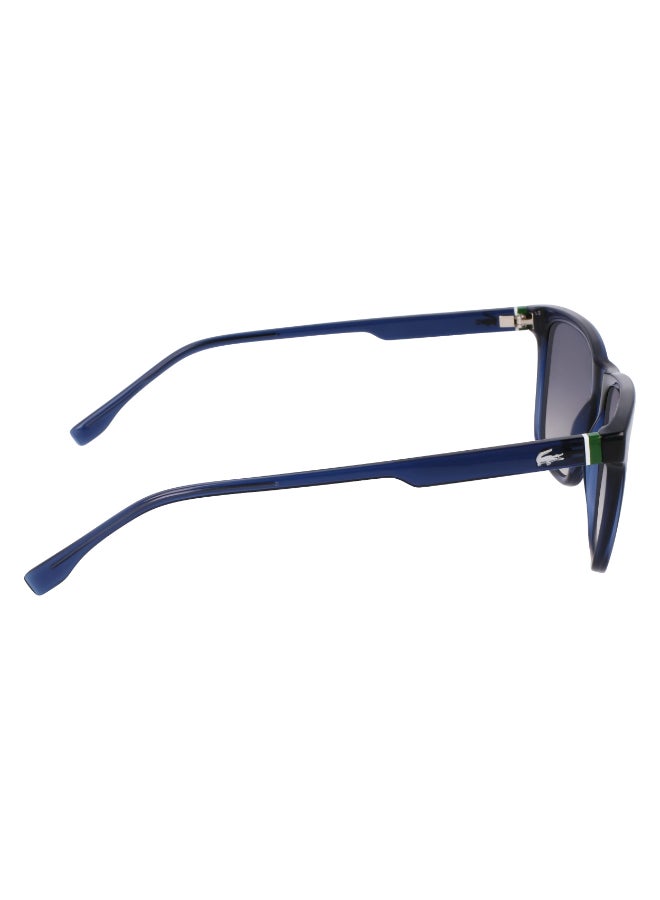 LACOSTE FULL RIM INJECTED LACOSTE SUNS L6041S N 5418 (410) TRANSPARENT BLUE - Image 4
