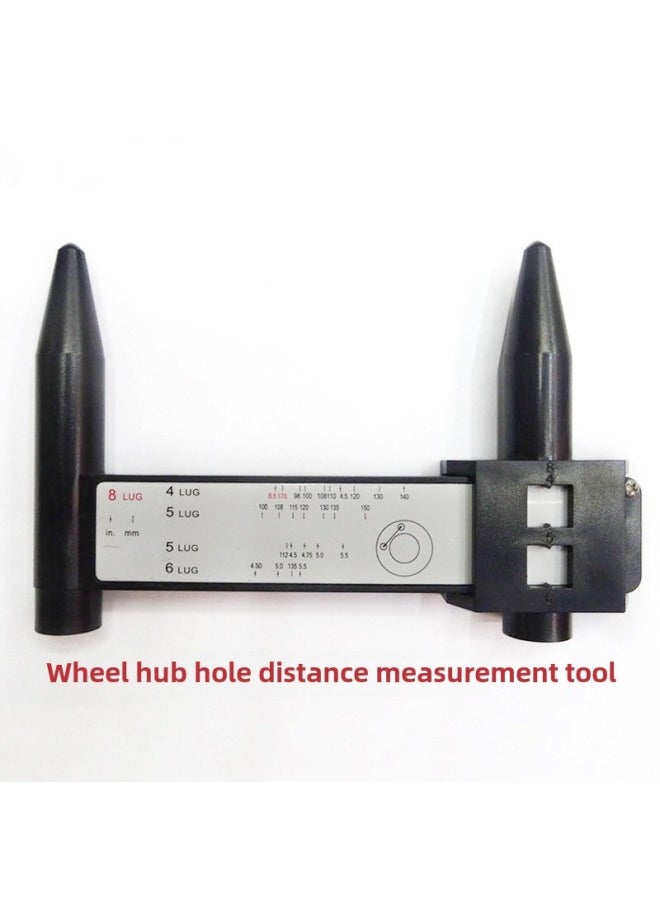 Generic - PCD Caliper 8LUG Hub Hole Distance Measuring Tool Hub Ruler Modified Hole Distance Caliper Hole Distance Measuring-Model:Ordinary - Image 1