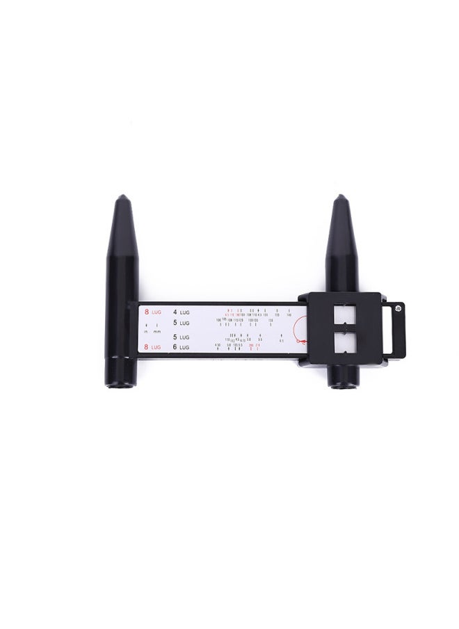 Generic - PCD Caliper 8LUG Hub Hole Distance Measuring Tool Hub Ruler Modified Hole Distance Caliper Hole Distance Measuring-Model:Ordinary - Image 1