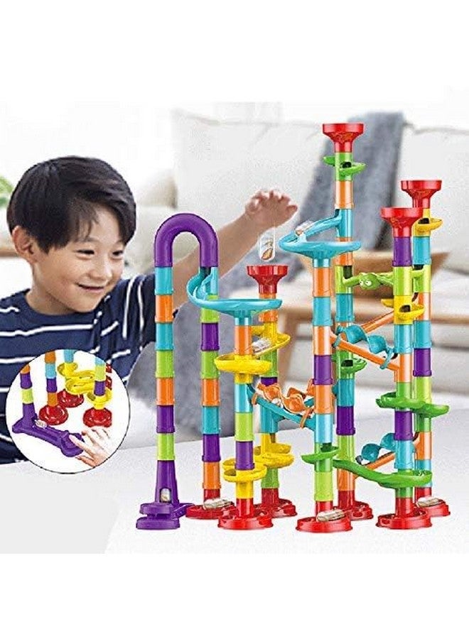 Chocozone Marble Run Track 108 Piece Marble Maze Building Sets Challenge Levels for STEM Learning, Educational Building Blocks Toys for 5 Years Old (Multicolor) - Image 4
