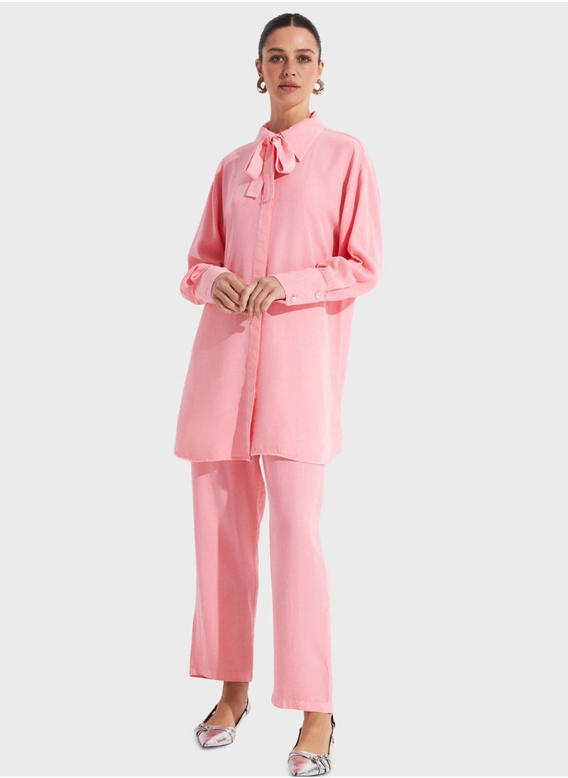 Ruffle Detail  Shirt & Pants Set - pzsku/ZBD3B72432C08A13C904FZ/45/_/1721060040/fe9672f5-3378-4e30-9a6b-e37da798b60a