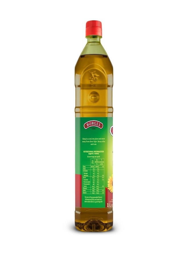Borges Super blend of Extra virgin Olive oil & Sunflower oil - 1 ltr | Ideal for Deep frying, Shallow Frying, all types of cuisines - Image 4