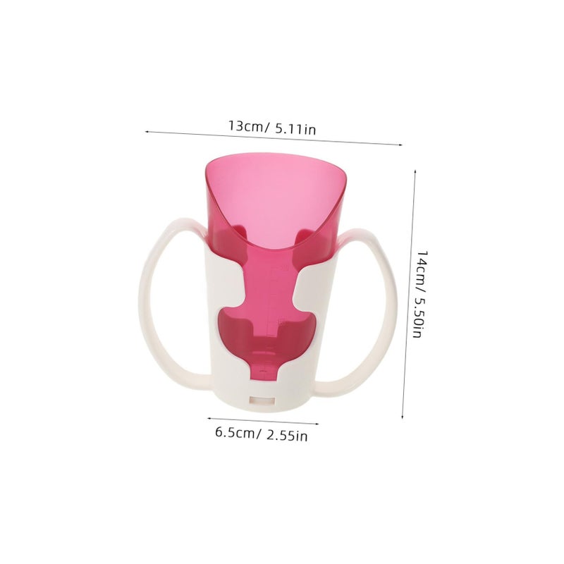 Leak Proof Elderly Feeding Cup for Bedridden Patients Sturdy Drinking Mug - Image 3