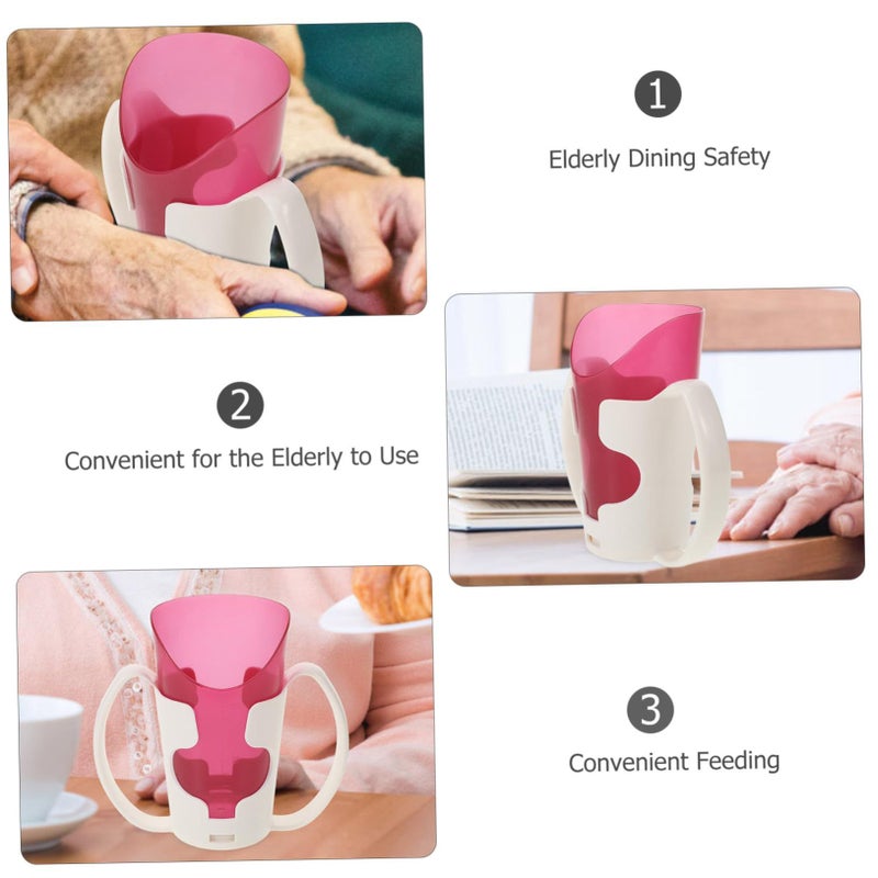 Leak Proof Elderly Feeding Cup for Bedridden Patients Sturdy Drinking Mug - Image 4