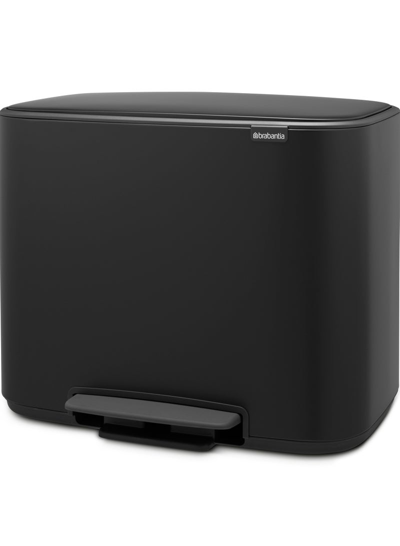brabantia Bo Pedal Bin with 2 Inner Buckets  - Image 1