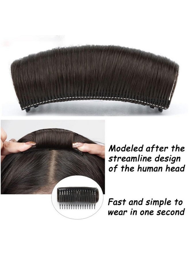 FITVERT Hair Puff Bun Maker Invisible Fluffy Hair Pad Sponge Puff Hair Extension, Hair Puff Roll Maker for Women, Hair Puff Bump - Black - Image 2