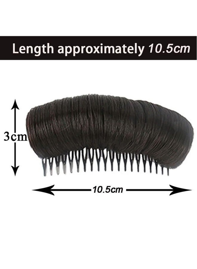 FITVERT Hair Puff Bun Maker Invisible Fluffy Hair Pad Sponge Puff Hair Extension, Hair Puff Roll Maker for Women, Hair Puff Bump - Black - Image 3