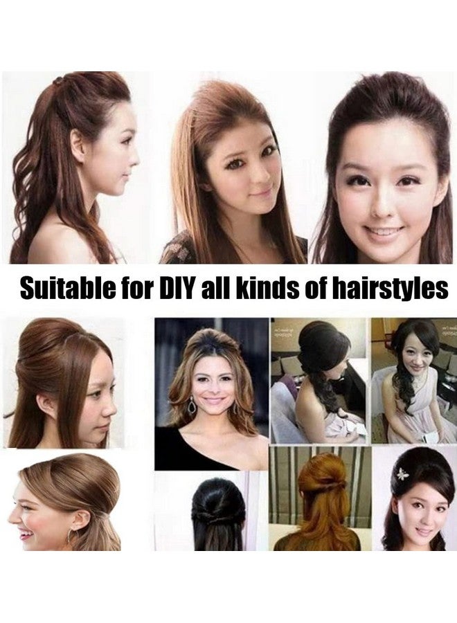 FITVERT Hair Puff Bun Maker Invisible Fluffy Hair Pad Sponge Puff Hair Extension, Hair Puff Roll Maker for Women, Hair Puff Bump - Black - Image 5