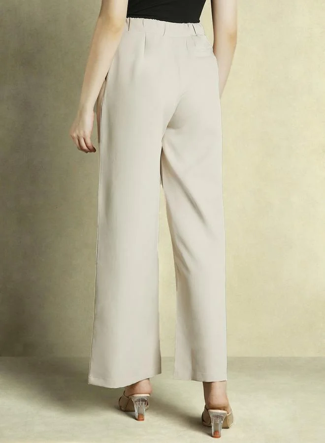 Dennis Lingo Dennis Lingo Mid Rise Straight Fit Trousers