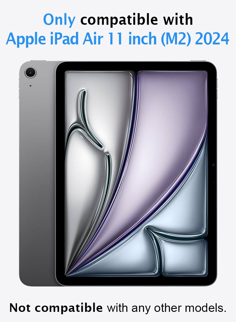 Theodor Screen Protector for Apple iPad Air 11‑inch 2025 (M3) and 2024 (M2) 9H Hardness Tempered Glass, Bubble Free Easy Installation, Full Coverage And Anti Scratch Case Friendly- Clear  - Image 2