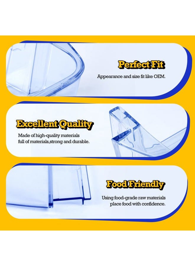 GREALTH WPW10430639 Refrigerator Door Shelf Bin Compatible with Whirlpool Kenmore, Freezer Door Bin W10430639 W10324876 WPW10430639VP AP6021338 PS11754659 EAP11754659 2683861 - Image 5