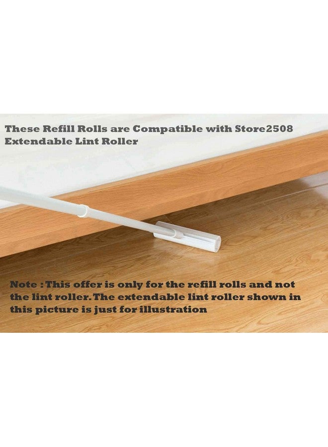STORE 2508 Store2508 Lint Roller Refill 19 cm Width, 8 Rolls, 480 Sheets - Image 4