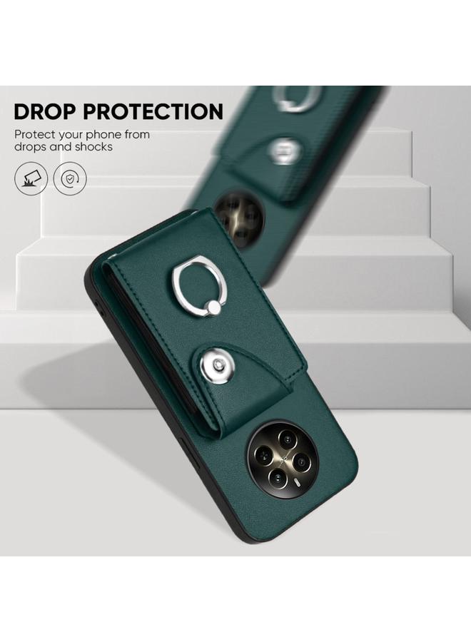 اس-توب جراب لهاتف Realme P1 5G الهند مع حامل بطاقات وحلقات وغطاء هاتف - Image 5